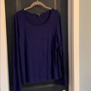 Eileen Fisher rayon long sleeve - L